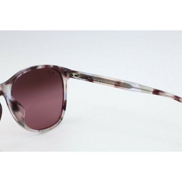 Maui Jim Isola MJ 821-28E Square Havana Sunglasses Polarized Maui Rose Lens (A) main image 4